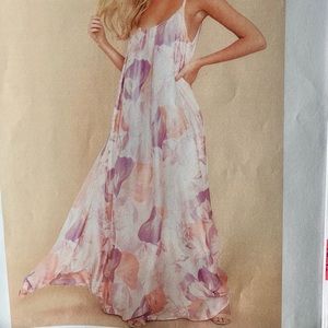 RED DRESS Maxi Dress, Size Large